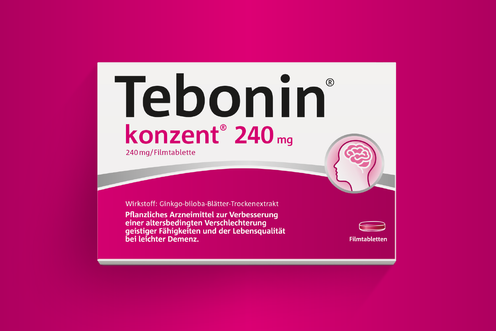 Tebonin® konzent® die Nr. 1* für Gedächtnis & Konzentration**